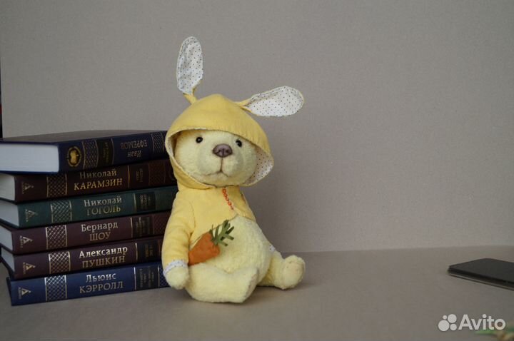 Мишка тедди (Мишка в образе зайчика)