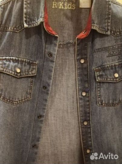 Рубашка джинсовая для мальчика