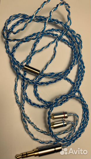 Кабель вообще отличный 3.5 джек Mmcx новый