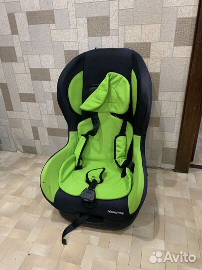 Детское автокресло 9 до 36 кг зеленое