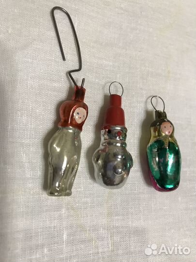 Елочные игрушки СССР малютка