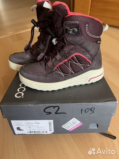 Ботинки ecco зима