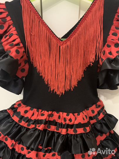 Нарядное карнавальное платье на 2-3 года