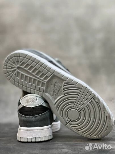 Nike SB Dunk air low 1 тёмно-серые разм. 43