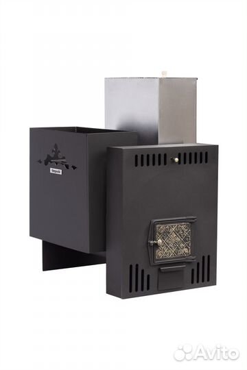 Печи «Батыр 3 помещения (с баком 80л)»