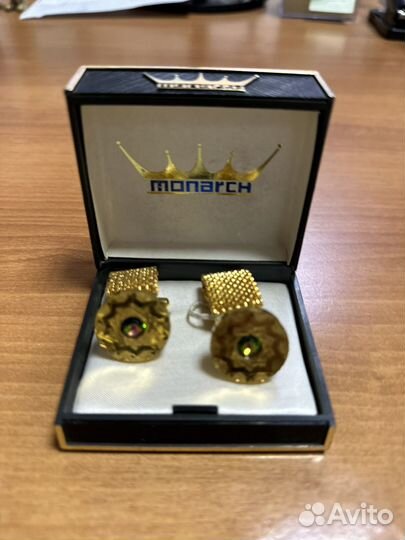 Запонки Monarch Англия новые