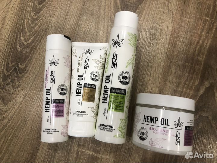 Безсульфатный шампунь, маска, бальзам