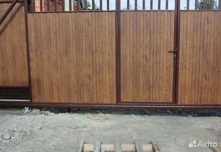 Забор профлист профнастил