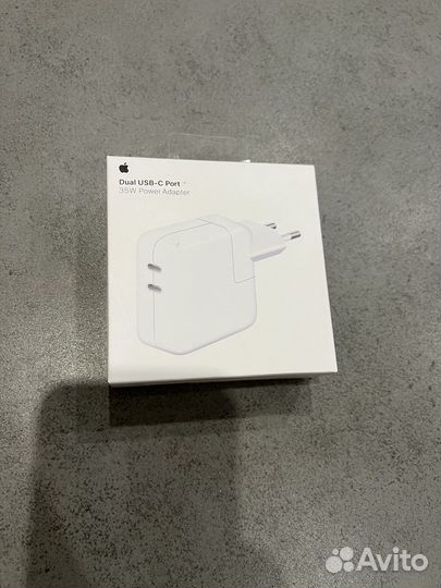 Зарядное для iPhone apple dual USB C 35W