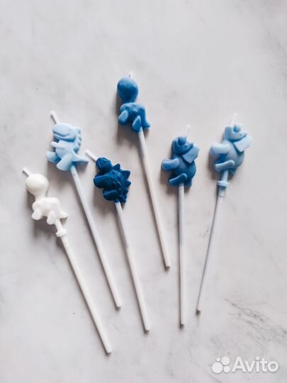 Свечи для торта, бенто, тонкие