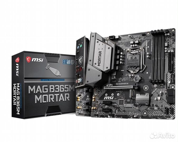 I5-9500 + msi b365 + кулер