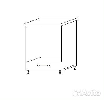 Кухня Радуга 1,5 м белый/сонома лдсп