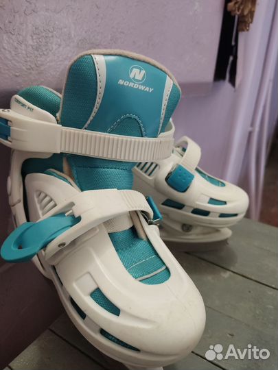 Коньки детские раздвижные 27 30
