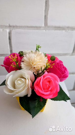 Букет из мыла