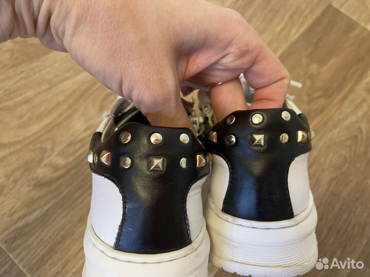 Кеды кожаные Naturino