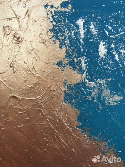 Большоя картина холст акрил 110*86 см