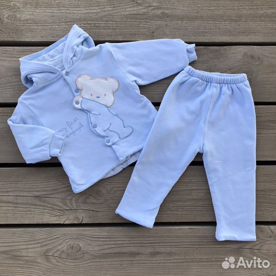 Утеплённый костюм 74 р-р кофта, брюки