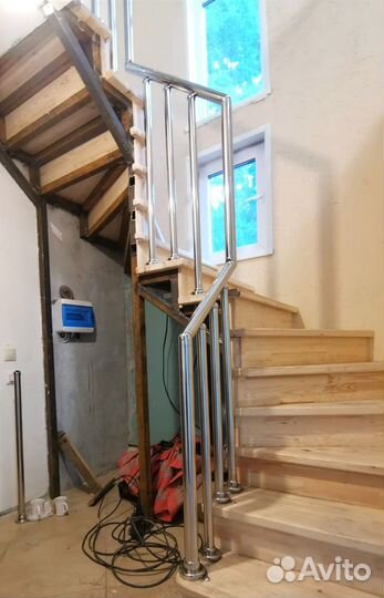 Перила, поручни из нержавеющей стали