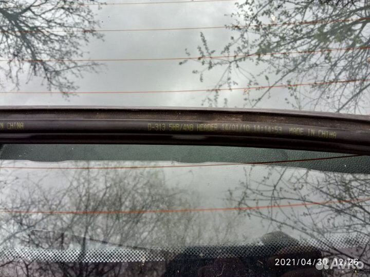 Уплотнительная резинка задняя левая Chevrolet Aveo