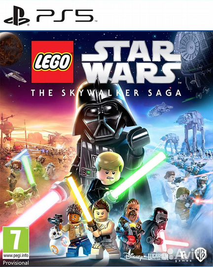 PS5 диск Lego Star Wars: The Skywalker Saga, новый