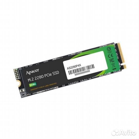 SSD жесткий диск M.2 pcie 1TB AP1tbas2280P4X-1 apacer