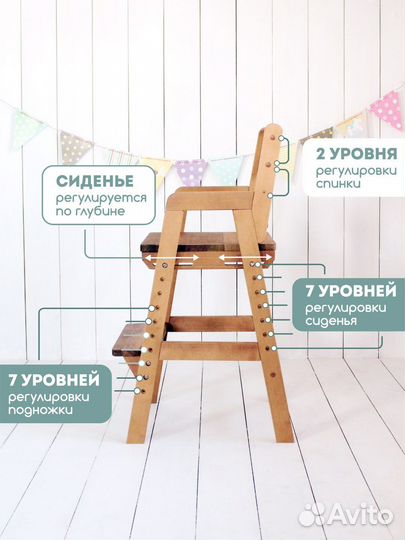 Детский стульчик растущий