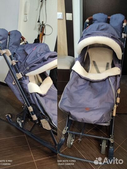 Санки коляска ника 7 8