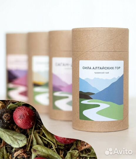 Чай сила алтайских гор (подарочный тубус)