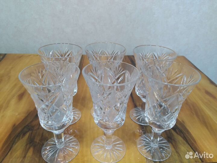 Фужеры хрустальные СССР