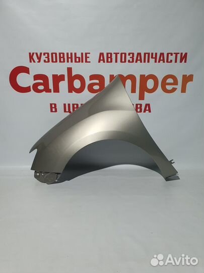 Крыло переднее левое Logan 2 цвет серый базальт