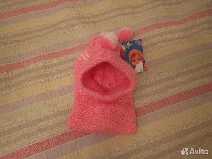 Шапочка-шлем для малышки новая