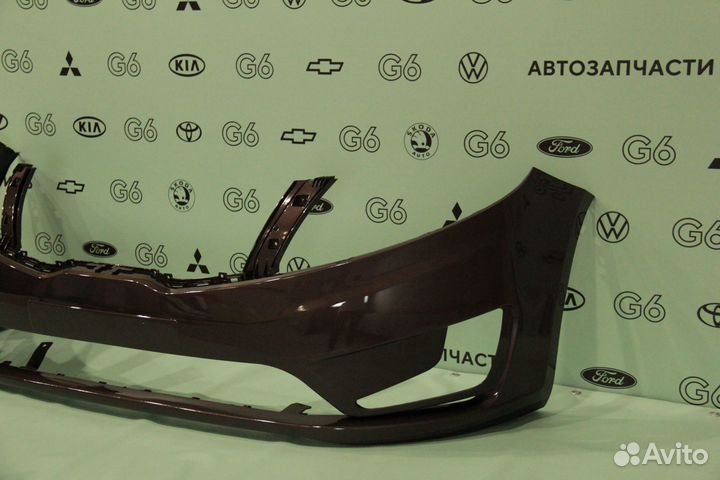 Бампер передний кофейный Rio 11 - 15