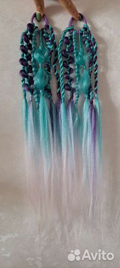 Афро резинки, афрорезинка, съёмный хвост