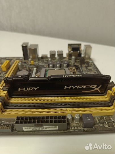 Asus b85m-g + процессор + озу + ssd