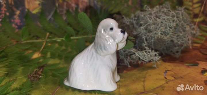 Щенки разных пород фарфоровые статуэтки