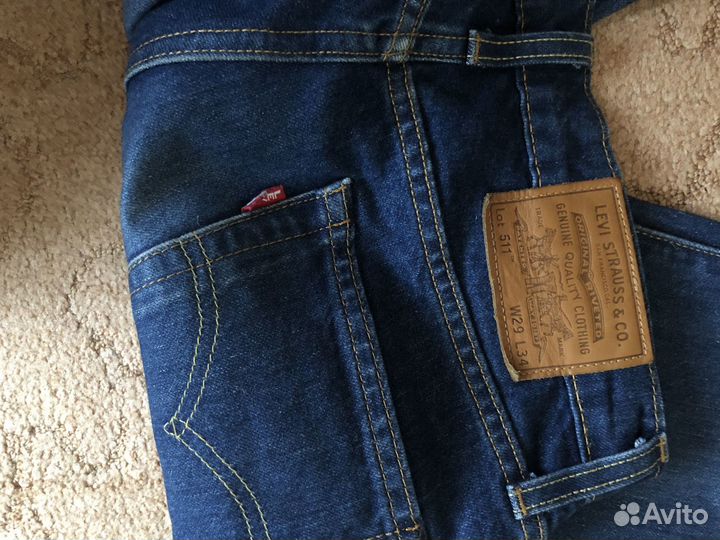 Джинсы levis 511 slim