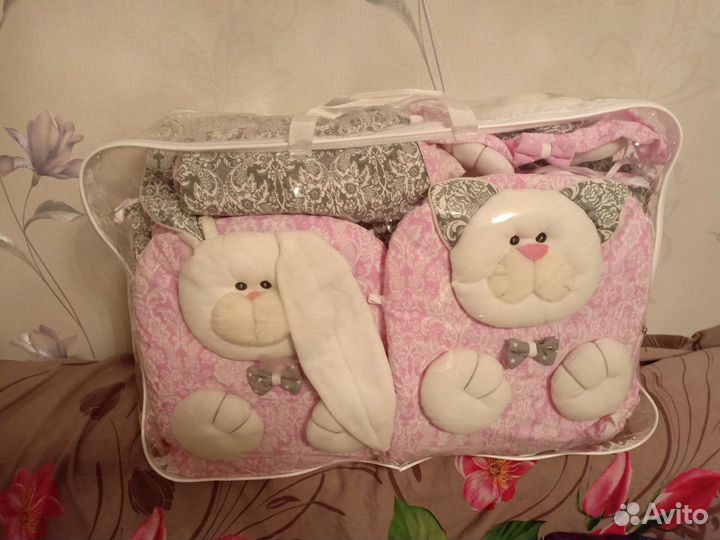 Бортики в детскую кроватку бу