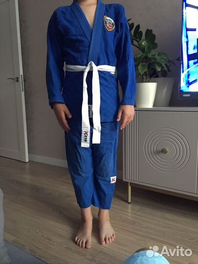 Кимоно для дзюдо синее