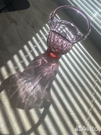 Ваза конфетница СССР новая гутная техника