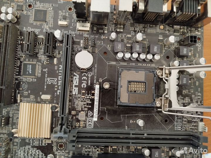 Материнская плата asus h110m-c