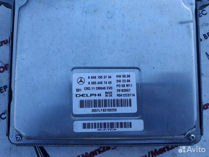 Блок двигателя OM646 W204 Mercedes