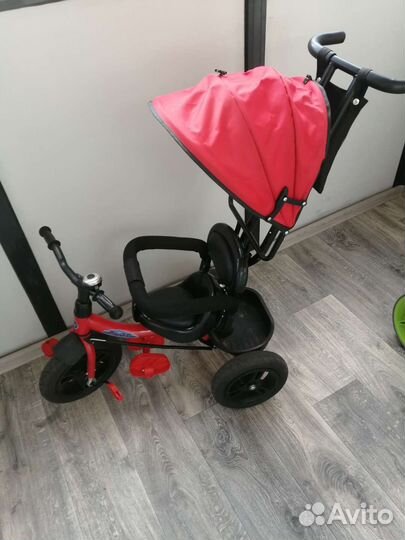 Велосипед коляска с ручкой