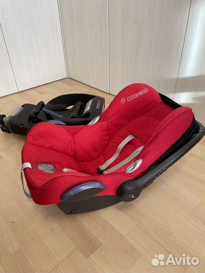 Автокресло-люлька (автолюлька) Maxi-cosi + база