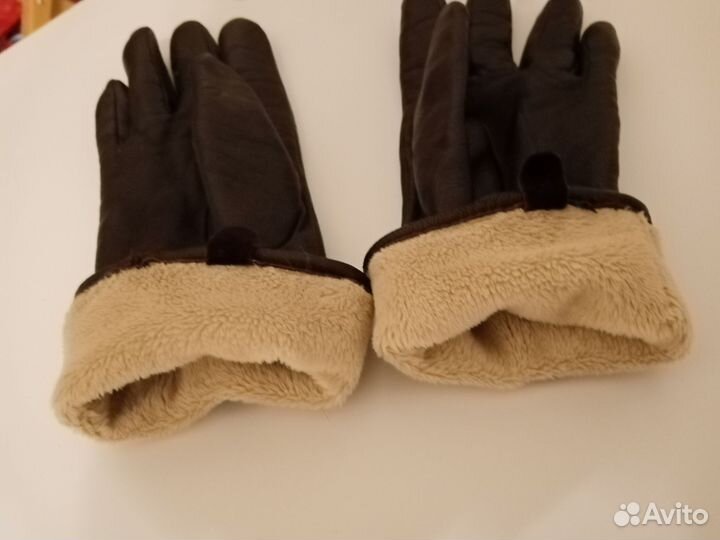 Перчатки из натуральной кожи