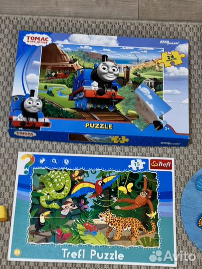 Игры, пазлы, магнитная рыбалка и тд (пакетом)