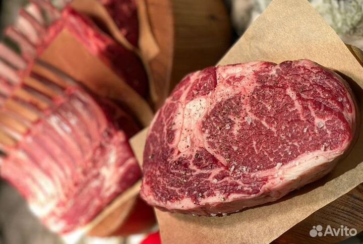 Стейк рибай / Мраморная говядина primebeef