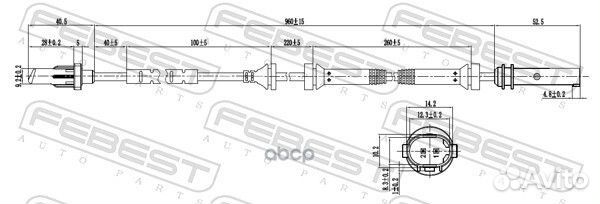 Датчик ABS передний BMW X3 F25 2009-2017 ECE