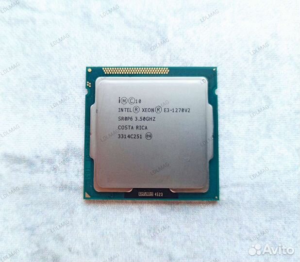 Процессор Xeon E3-1270v2 сокет 1155 - Core i7-3770