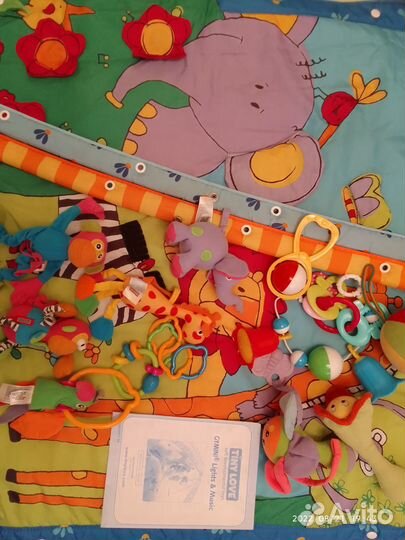 Коврик развивающий tiny love игрушки в подарок