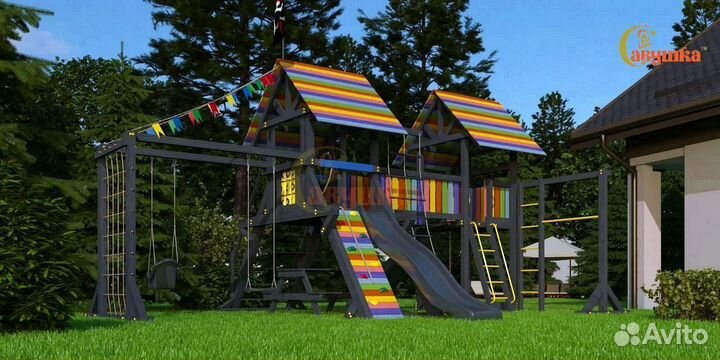 Игровой комплекс Савушка 1 (Black Edition)